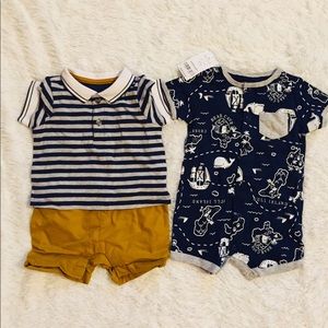 JUMPER PAIR - CAT & JACK AND CARTER’S -3-6M/6M